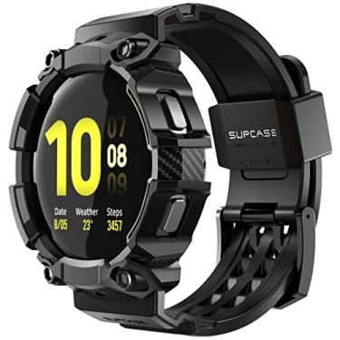 Imagem de SUPCASE Capa Unicorn Beetle Pro Series para Galaxy Watch 5 de 44 mm (2022)/Galaxy Watch 4 de 44 mm (2021), capa protetora robusta com pulseira (Preto)