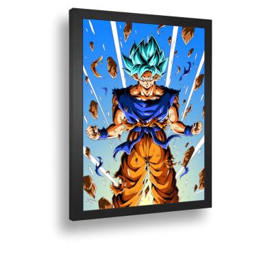 Quadro Decorativo Dragon Ball Z Goku Super Sayajin 5 Peças - Quadro  Decorativo - Magazine Luiza