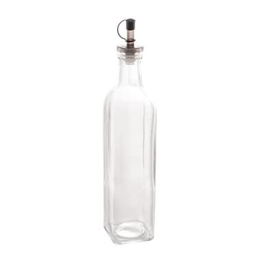 Imagem de LYOR - Garrafa para Azeite de Vidro com Tampa Plástica Preta 510ml