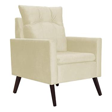 Imagem de Poltrona Para Sala Ligia Suede Cores - DS Estofados