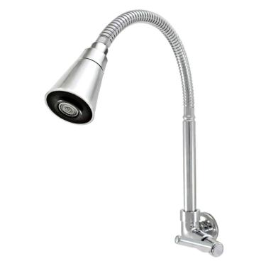 Imagem de Torneira Cozinha Parede Gourmet Cônico Cromado C-72