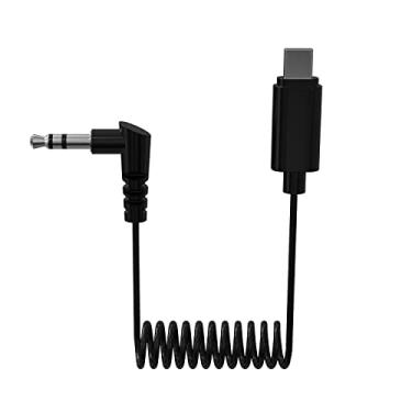 Imagem de Cabo adaptador de áudio Hollyland TRS macho para USB tipo C DSP de 3,5 mm para microfone Hollyland Lark M1/150, compatível com telefone Android