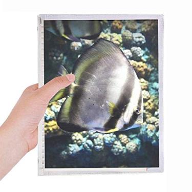 Imagem de Caderno de fotos da natureza da ciência do oceano com folhas soltas e diário recarregável