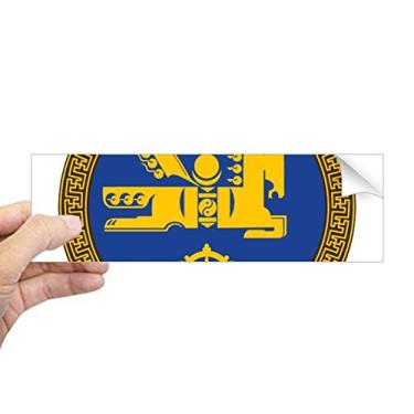 Imagem de DIYthinker Mongólia Nacional Emblema Retangular Para-choque Adesivo Janela Decalque
