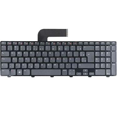 Imagem de Teclado para Notebook Dell Inspiron N5110 Portugues BR, preto
