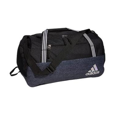 Imagem de adidas Bolsa esportiva feminina Squad 5, preta/preta jérsei, tamanho único