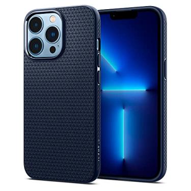 Imagem de Spigen Capa Liquid Air projetada para iPhone 13 Pro (2021) - azul marinho