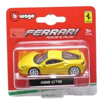 Imagem de Miniatura Em Metal Ferrari Race + Play Drive - 1/64 - Bburago