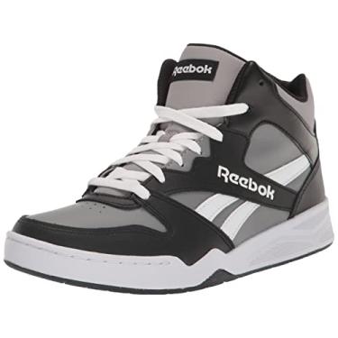 Imagem de Reebok Tênis masculino Bb4500 Hi 2, Cinza puro 5/Core Black/Ftwr White, 42