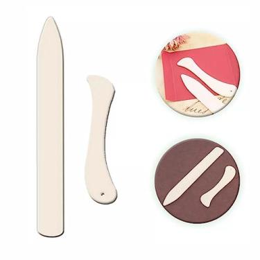 Imagem de Kit 2 Dobradeiras Vincador Vincar Papel Scrapbook Cartonagem