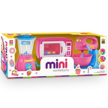 Imagem de Mini Confeitaria Com Batedeira, Microondas E Liquidificador - Bs Toys