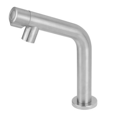 Imagem de Torneira Aço Inox Escovado Lavatório Mesa 1/4v