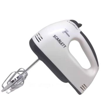 Imagem de Mini Batedeira Elétrica Manual Para Bolos/Massas Em 2 Velocidades BT-502