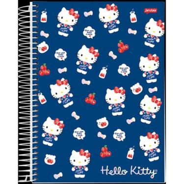 Imagem de Caderno Espiral 1/4 80 Folhas Hello Kitty Jandaia