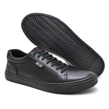 Imagem de Sapatenis Masculino em Couro Moda Casual Sola Macia e Leve Homens Estilosos