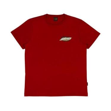 Imagem de Camiseta Santa Cruz Ultimate Flame Dot Ss Masculina Vermelho