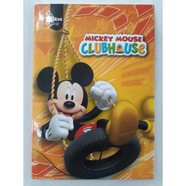 Imagem de Caderno Brochura 1/4 (14cmx20cm) Capa Dura 96 Folhas Mickey Mouse Tili