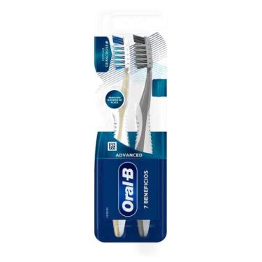 Imagem de Escova Dental Oral-B Advanced 7 Benefícios Macia 2 Unidades - Oral B