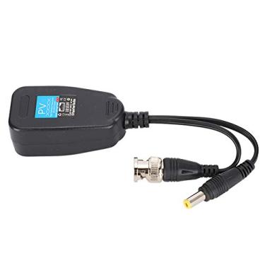Imagem de Qiilu Adaptador Rj45 CCTV Poe para Conversor Bnc Plástico Abs 1 Par CCTV Coaxial Passivo Bnc Video Power Balun Transceptor para Conector Rj45