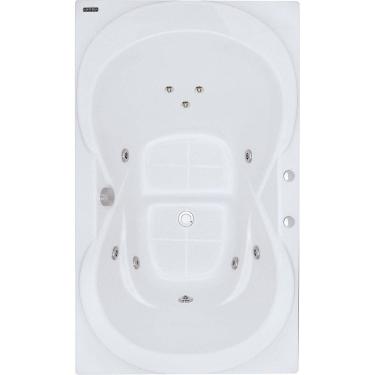 Imagem de Banheira Hidromassagem Astra Due Super Luxo 180cmx90cmx44cm - 04 Jatos Acrílico P3 Sem Aquecedor 110V