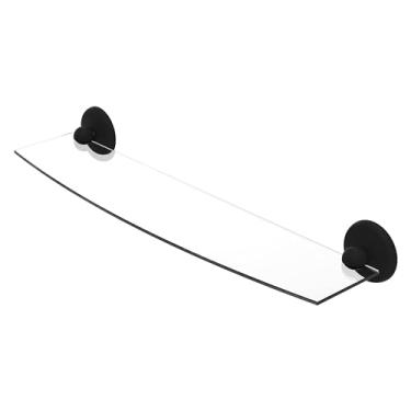 Imagem de Prateleira de vidro Allied Brass MC-33/24 Monte Carlo Collection 61 cm, preto fosco