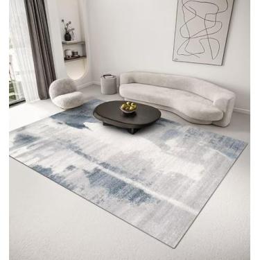 Imagem de Tapete minimalista de cor sólida estilo japonês tapetes bege para sala de estar quarto vestiário tapete para pés hall sofá área tapete grande, flanela 7,60x90cm tapete de porta