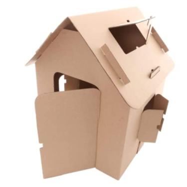 Imagem de Kits e Gifts Brinquedos Kit Casa - Casinha Para Brincar - Papelão - 200701 - Eu Amo Papelão