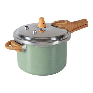 Imagem de Brinox - Panela de Pressão Antiaderente Ceramic Life com Fundo de Indução 4,2L Pressure - Verde
