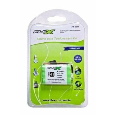 Imagem de Bateria Telefone Sem Fio 3,6v 400mah Aaa Flex Fx-60u