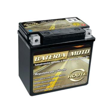 Imagem de Bateria De Moto 12v 6ah Honda 125/150 Biz/fan/cg/bros/esd - Route