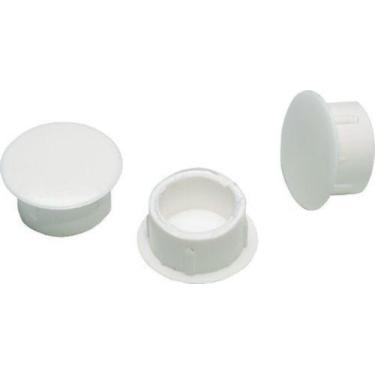 Imagem de Tapa Furo Buraco Plástico 10 Mm Branco - 100 Pçs - ferragens ROG