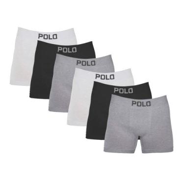 Imagem de Kit 6 Cuecas Boxer Cotton Polo 781 Algodão Sortido - POLO STAR, Sortid