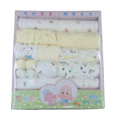 Imagem de Kit Conjunto Jogo Roupa Moletom Present Completo chá de bebe - anjo da