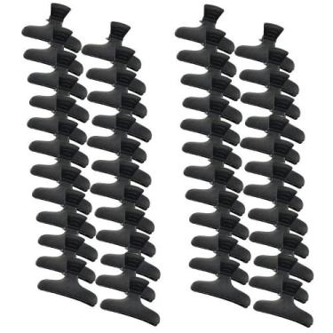 Imagem de Kit 48 Prendedor De Cabelo Piranha Profissional Cabelereiro - Geral