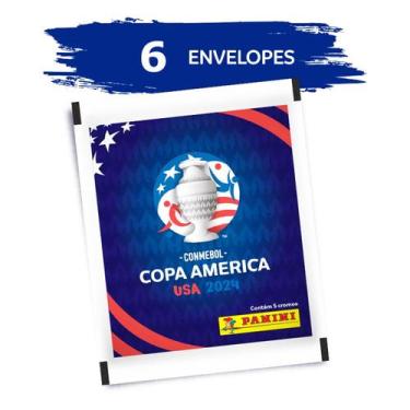 Imagem de Figurinhas Copa América USA 2024 Cartela 30 Figurinhas - Panini