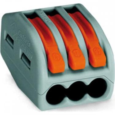 Imagem de Conector Wago 3P 08 4,0M 32A 222-413 - Kit C/50 Unidades
