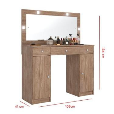 Imagem de Penteadeira Camarim Nogal Touch  Baby Home-Demóbile