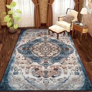 Imagem de Estilo Retro Luxo Sala de estar Carpete Quarto Tapetes macios Antiderrapantes Fofos Grande Área Vestiário Tapetes, SY1739, TD, 300x400CM