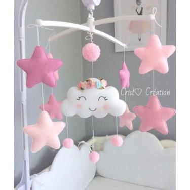 Imagem de Mobile Musical para berço e carrinho  Bebe Berço Brinquedo Bebe - Pequ