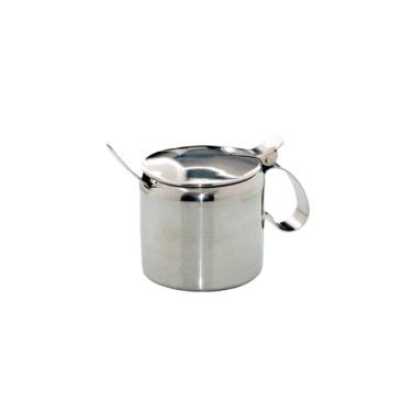 Imagem de Açucareiro Com Tampa E Colher 300 Ml Inox - Ad