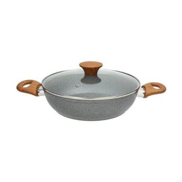 Imagem de Caçarola baixa stone wood 26 cm cz com - TOGNANA