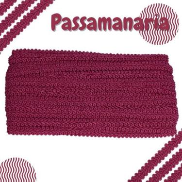 Imagem de Passamanaria  - Fita Galão - Rolo C/ 20 Metros Rosa Escuro - Nº: 312 -