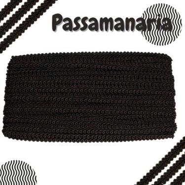 Imagem de Passamanaria  - Fita Galão - Rolo C/ 20 Metros Marrom Café - Nº: 294  