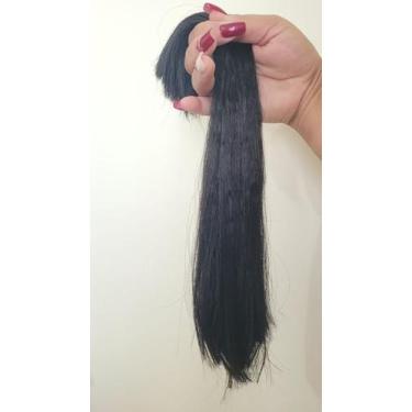 Imagem de Cabelo Para Bebê Reborn - Fibra Beautex Preto Com 90g - nacional