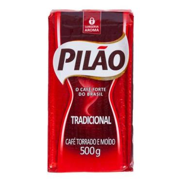 Imagem de Café Torrado e Moído Tradicional Pilão 500g