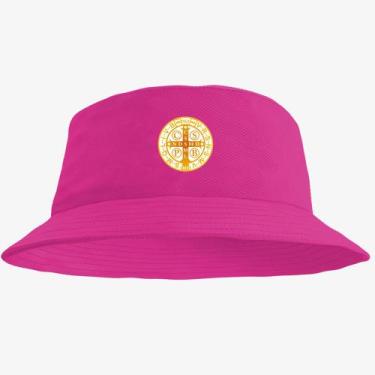 Imagem de Boné Chapéu Bucket Hat Estampado Medalha Sao Bento - MP Moda Masculina
