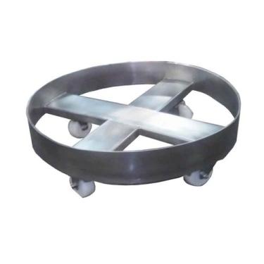 Imagem de Carrinho tartaruga para tambores - Therj, 620mm de Diâmetro (200Litros