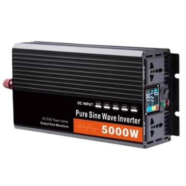 Imagem de Inversor de energia 12V -72V para CA 110V/220V Conversor de energia de onda senoidal pura 5000W Inversores Transformador de voltagem de carro solar para RV Camping,72V to 220V