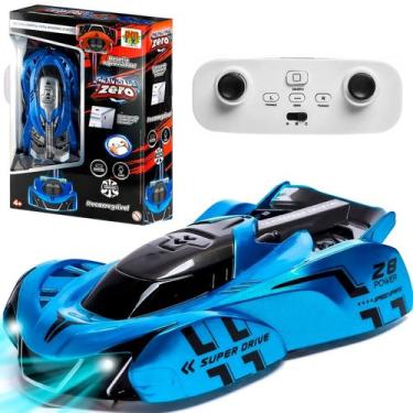 Imagem de Carrinho Gravidade Zero Anda Na Parede E Teto DM Toys, Azul