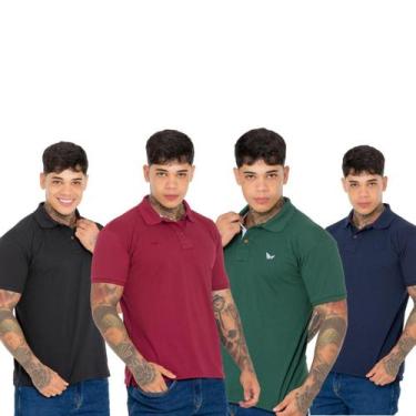Imagem de Kit Especial 4 camisas Polo Masculinas para Todos os Momentos - Ridens